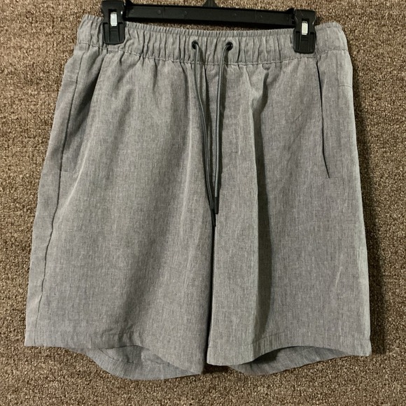 Eddie Bauer Other - Eddie Bauer men's gray woven‎ tech shorts M Drawstring L EMS0864S